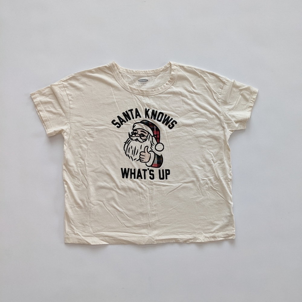 Old Navy Loose-Fit Christmas Graphic Easy Tee for Women